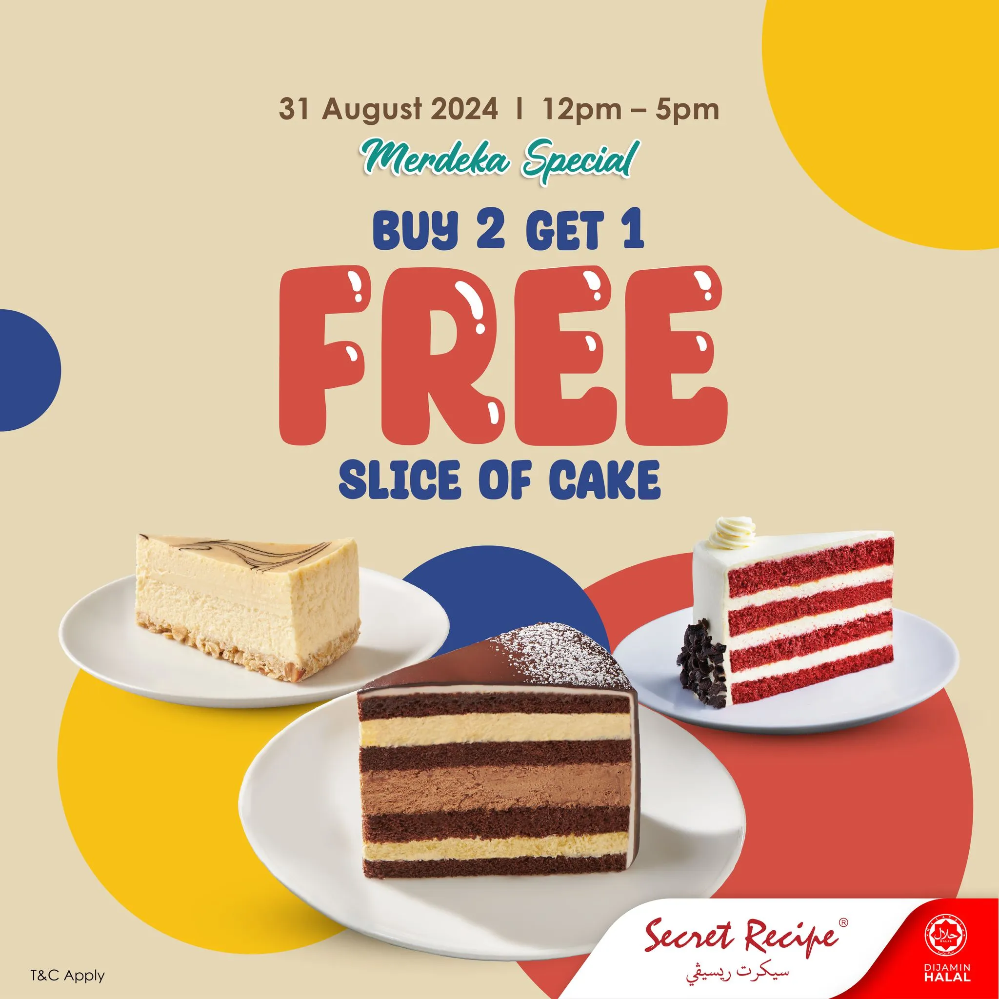 Promosi Merdeka Secret Recipe 2024